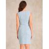 imageAllegra K Tweed Dress for Womens Summer Sleeveless Elegant Plaid Bodycon DressesLight Blue