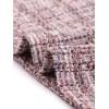 imageAllegra K Tweed Dress for Womens Summer Sleeveless Elegant Plaid Bodycon DressesPink