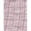 imageAllegra K Tweed Dress for Womens Summer Sleeveless Elegant Plaid Bodycon DressesWhite Pink