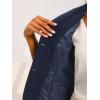 imageAllegra K Womens Business Skirt Suit Set Work Office Short Sleeve Blazer Jacket Pencil SkirtDark Blue