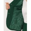 imageAllegra K Womens Business Skirt Suit Set Work Office Short Sleeve Blazer Jacket Pencil SkirtDark Green