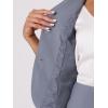 imageAllegra K Womens Business Skirt Suit Set Work Office Short Sleeve Blazer Jacket Pencil SkirtGrey Blue