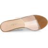 imageAllegra K Womens Clear Strap Open Toe Slip On Stiletto Heel Slide SandalsBrown