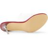 imageAllegra K Womens Clear Strap Open Toe Slip On Stiletto Heel Slide SandalsRed