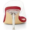 imageAllegra K Womens Clear Strap Open Toe Slip On Stiletto Heel Slide SandalsRed