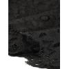 imageAllegra K Womens Elegant Lace Dress 34 Sleeve Business Wedding Guest Cocktail Bodycon DressBlack