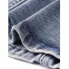 imageAllegra K Womens Jean Jacket Button Down Notched Lapel Long Sleeve Work Office Denim Blazer JacketGrey Blue