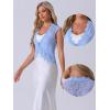 imageAllegra K Floral Lace Shrug for Womens Wedding Guest Cap Sleeve Formal Sheer Bolero CardiganSky Blue