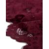 imageAllegra K Halter Formal Dress for Womens Sleeveless Bodycon Wedding Guest Cocktail Lace Sheath DressBurgundy