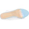 imageAllegra K Womens Clear Slide Stiletto Heel Clear SandalsSky Blue