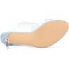 imageAllegra K Womens Clear Slide Stiletto Heel Clear SandalsSky Blue