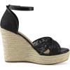 imageAllegra K Womens Espadrilles Lace Wedges Wedge SandalsBlack