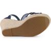 imageAllegra K Womens Espadrilles Lace Wedges Wedge SandalsDeep Blue