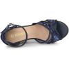 imageAllegra K Womens Espadrilles Lace Wedges Wedge SandalsDeep Blue