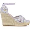 imageAllegra K Womens Espadrilles Lace Wedges Wedge SandalsPurple Yellow