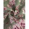 imageAllegra K Womens Floral Print Summer ALine Below Knee Length Sleeveless Pleated DressGray Green