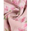imageAllegra K Womens Floral Print Summer ALine Below Knee Length Sleeveless Pleated DressLight Pink