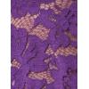 imageAllegra K Womens Lace Cardigan Stand Collar Short Elegant Shrug Open Front Cropped Bolero CardiganDark Purple