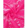 imageAllegra K Womens Lace Cardigan Stand Collar Short Elegant Shrug Open Front Cropped Bolero CardiganHot Pink