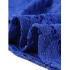 imageAllegra K Womens Lace Cardigan Stand Collar Short Elegant Shrug Open Front Cropped Bolero CardiganRoyal Blue
