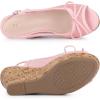 imageAllegra K Womens Lace Platform Wedges Wedge Heel SandalsPink