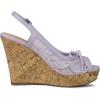 imageAllegra K Womens Lace Platform Wedges Wedge Heel SandalsPurple Flower