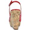 imageAllegra K Womens Lace Platform Wedges Wedge Heel SandalsRed