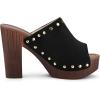 imageAllegra K Womens Open Toe Platform Block Heel Slides SandalsBlack