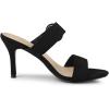 imageAllegra K Womens Opened Toe Buckle Stiletto Heels Slide SandalsBlack