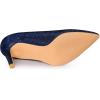 imageAllegra K Womens Party Glitter Stiletto High Heels PumpsDark Blue