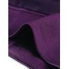 imageAllegra K Womens Satin Shrugs for Evening Dress Open Front Mesh Cardigan Elegant Wedding BoleroDark Purple