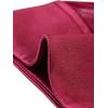 imageAllegra K Womens Satin Shrugs for Evening Dress Open Front Mesh Cardigan Elegant Wedding BoleroWine Red