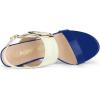 imageAllegra K Womens Slingback Block High Heel SandalsBlue White