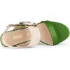 imageAllegra K Womens Slingback Block High Heel SandalsGreen Beige