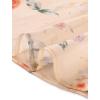 imageAllegra K Womens Summer Dresses 2025 Wrap Ruffle High Low Hem Round Neck Keyhole Back Sleeveless Floral DressApricot