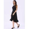 imageAllegra K Womens Summer Dresses 2025 Wrap Ruffle High Low Hem Round Neck Keyhole Back Sleeveless Floral DressBlack1