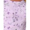 imageAllegra K Womens Summer Dresses 2025 Wrap Ruffle High Low Hem Round Neck Keyhole Back Sleeveless Floral DressPurple