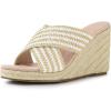 imageAllegra K Womens Espadrilles Wedges Slide Wedge SandalsBeige