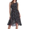 Black Red Floral