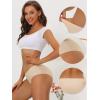 imageAllegra K Panties for Women Unlined Comfortable Underwear No Show Elastic Waist BriefBeige