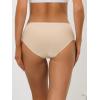 imageAllegra K Panties for Women Unlined Comfortable Underwear No Show Elastic Waist BriefBeige
