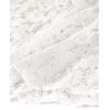 imageAllegra K Womens Floral Lace Top Turtleneck Puff Long Sleeve See Through Sheer BlouseWhite