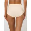 imageAllegra K Womens HiCut Ribbed High Waist Tummy Control Underwear Available in Plus SizeBeige