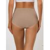 imageAllegra K Womens HiCut Ribbed High Waist Tummy Control Underwear Available in Plus SizeCamel