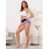 imageAllegra K Womens High Waist Tummy Control ColorBlock Brief Available in Plus SizeBright Purple