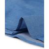 imageAllegra K Womens Peter Pan Collar Ruffled Button Down Denim ShirtLight Blue