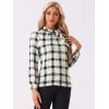 imageAllegra K Womens Tie Front Tops Long Sleeve Dressy Elegant Bow Neck ShirtBeige Black