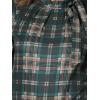 imageAllegra K Womens Tie Front Tops Long Sleeve Dressy Elegant Bow Neck ShirtDark Green