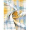 imageAllegra K Womens Tie Front Tops Long Sleeve Dressy Elegant Bow Neck ShirtWhite Yellow Green