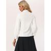 imageAllegra K Womens Victorian Blouse Vintage Ruffled Long Sleeve Button Up Gothic Shirt TopWhite